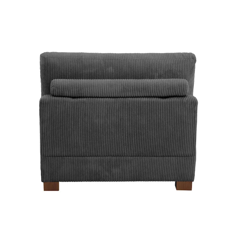Modern Upholstered Armless Chair Accent Chair