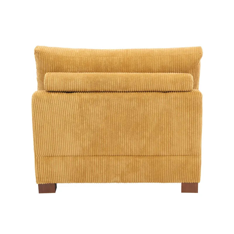 Modern Upholstered Armless Chair Accent Chair