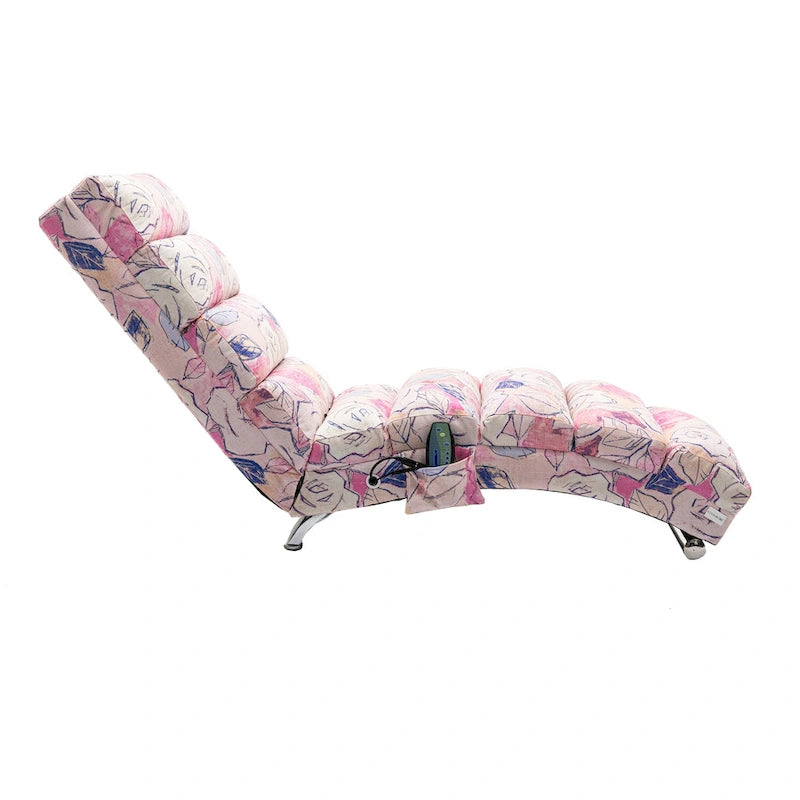 Linen Chaise Lounge Indoor Chair
