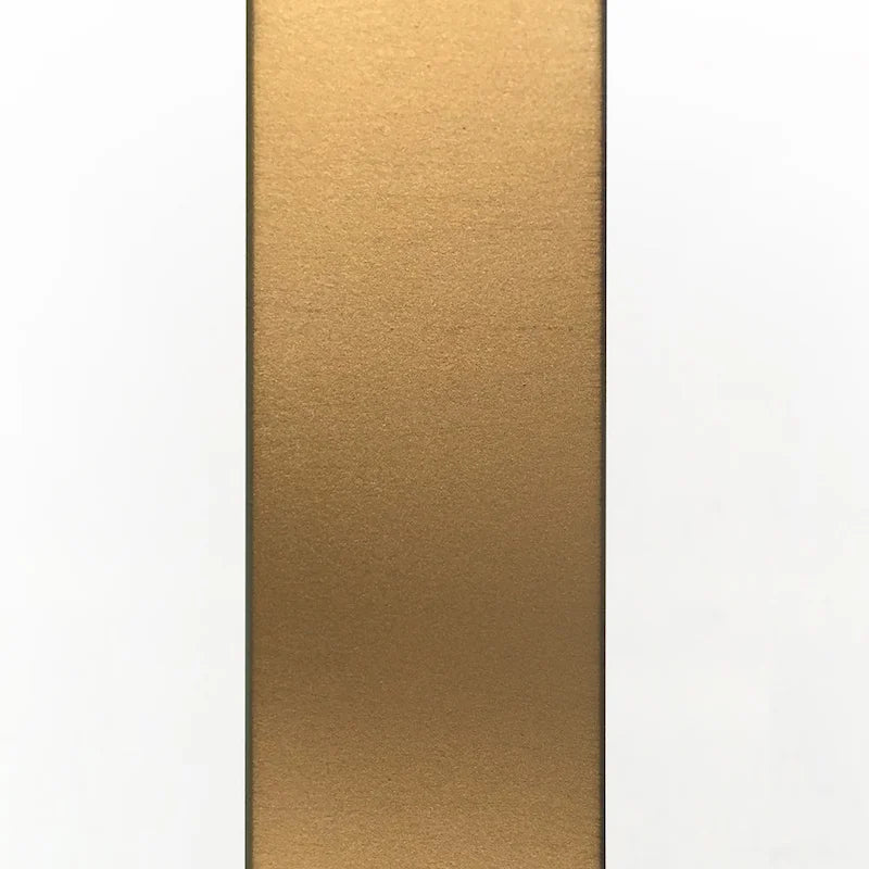 Geometric X-Base Metal and Glass Side Table in Golden Brass Finish