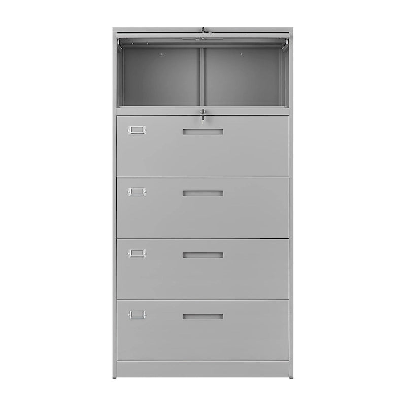 Steel Lateral File Cabinet with Lock