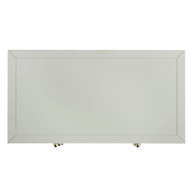 3-Drawer Wood Dresser with Metal Handles