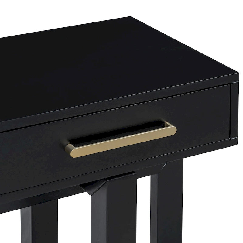 Elegante consoletafel met drie laden, extra lange haltafel voor entree, hal, woonkamer en foyer